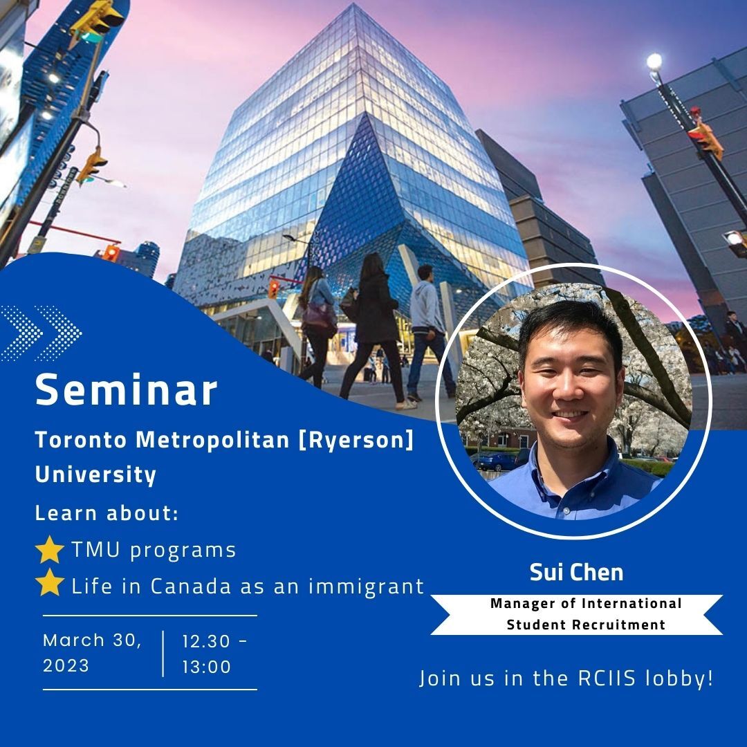 Toronto Metropolitan (Ryerson) University seminar
